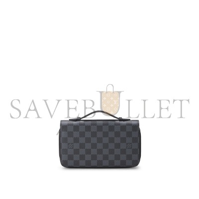 LOUIS VUITTON DAMIER COBALT ZIPPY XL N41503 (22*13.5*4cm) 